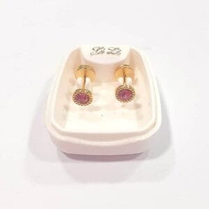 COD 107 (45) Piedra pegada rosa.