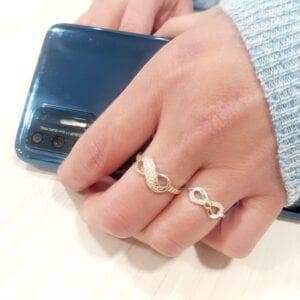 Anillo infinito grande